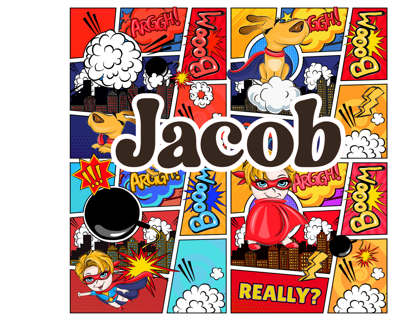 Comic Background Tumbler 02