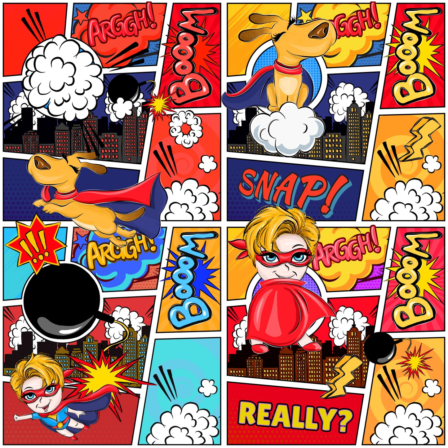 Comic Background Tumbler 02