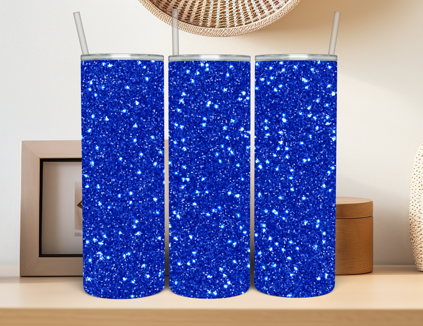 Glitter - Blue Tumbler