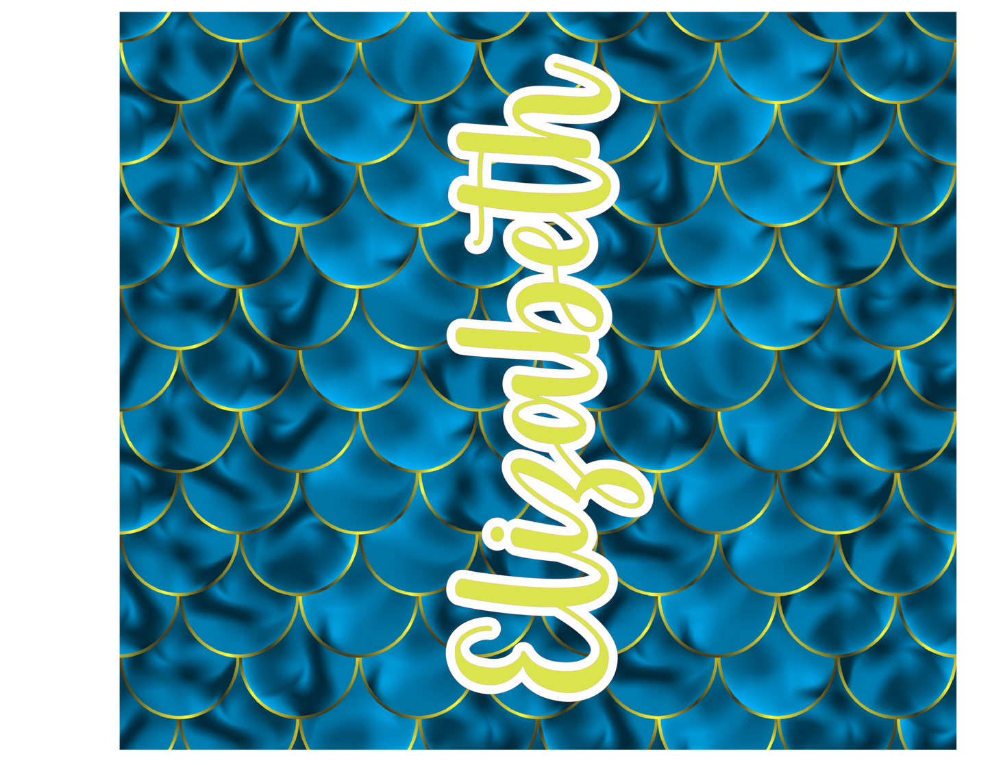 Mermaid - Blue Hologram Tumbler