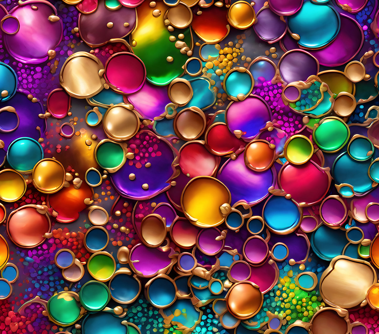 Abstract Multicolor Tumbler