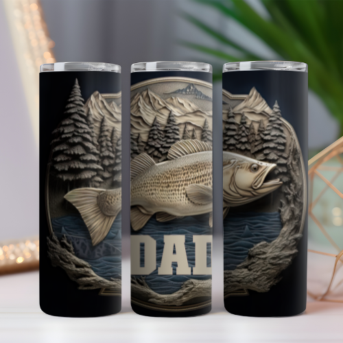 3D Fishing Tumbler 03