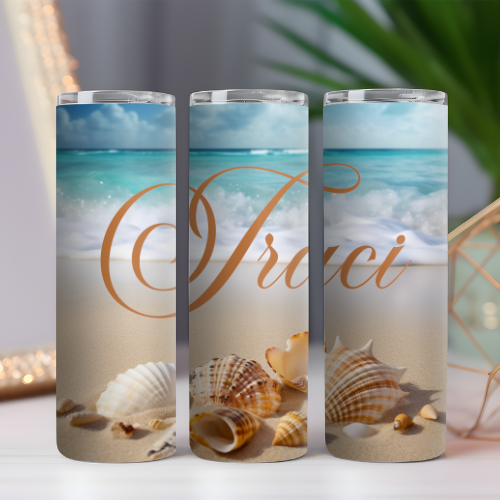 Beach 3D Tumbler 02