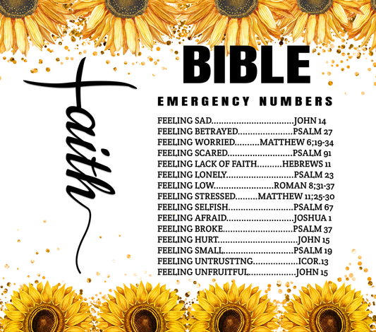 Bible Emergency Numbers Timbler