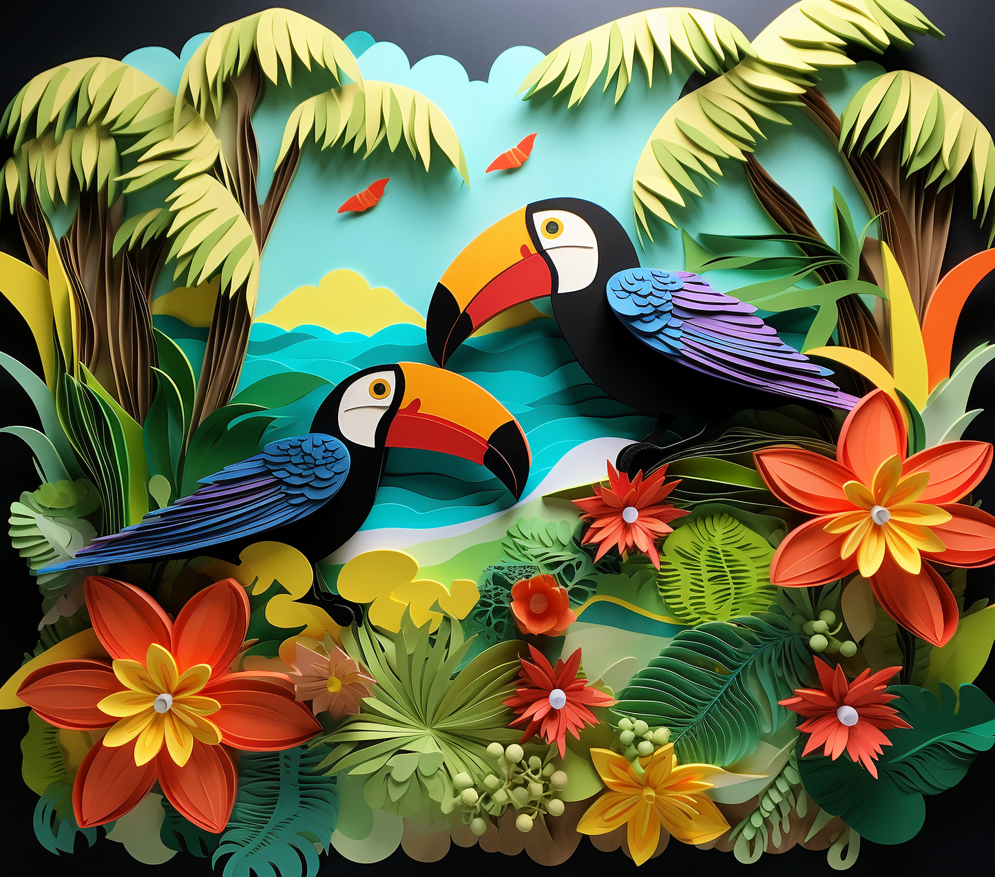 Toucan Bird Tumbler 05