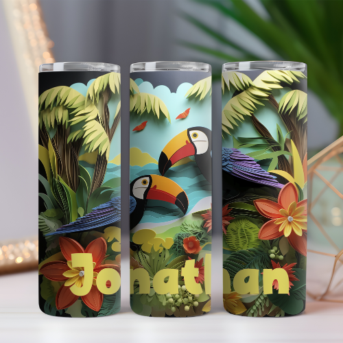 Toucan Bird Tumbler 05