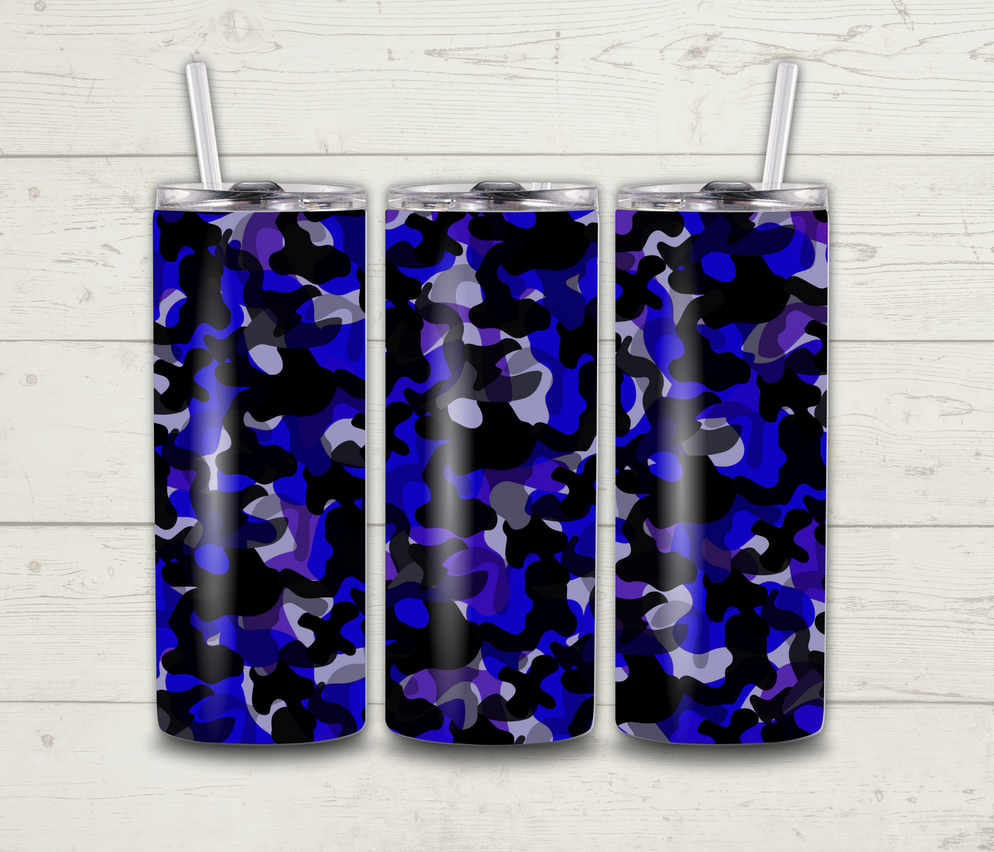 Camo Blue Tumbler