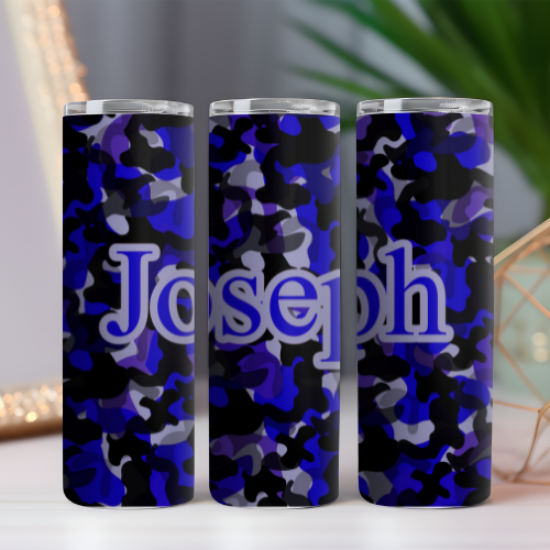 Camo Blue Tumbler