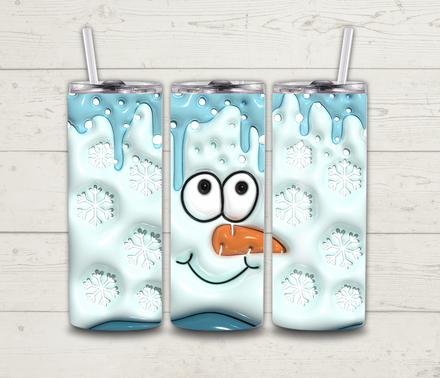 Melting Snowman Tumbler