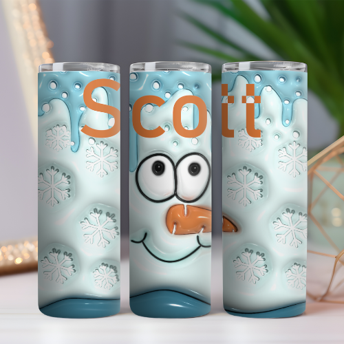 Melting Snowman Tumbler