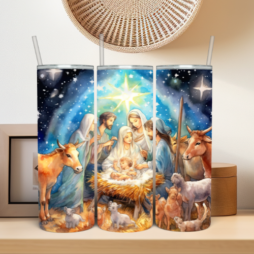 Christmas Nativity Scene Tumbler