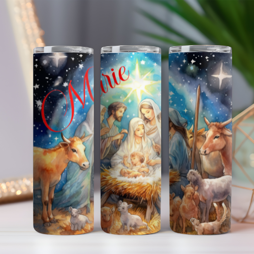 Christmas Nativity Scene Tumbler