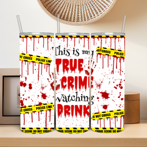 True Crime Watching Drink Tumbler