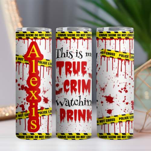 True Crime Watching Drink Tumbler