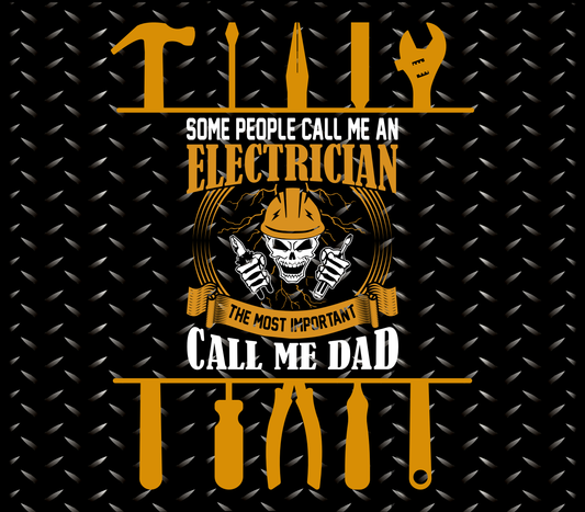 Electrician Dad Tumbler