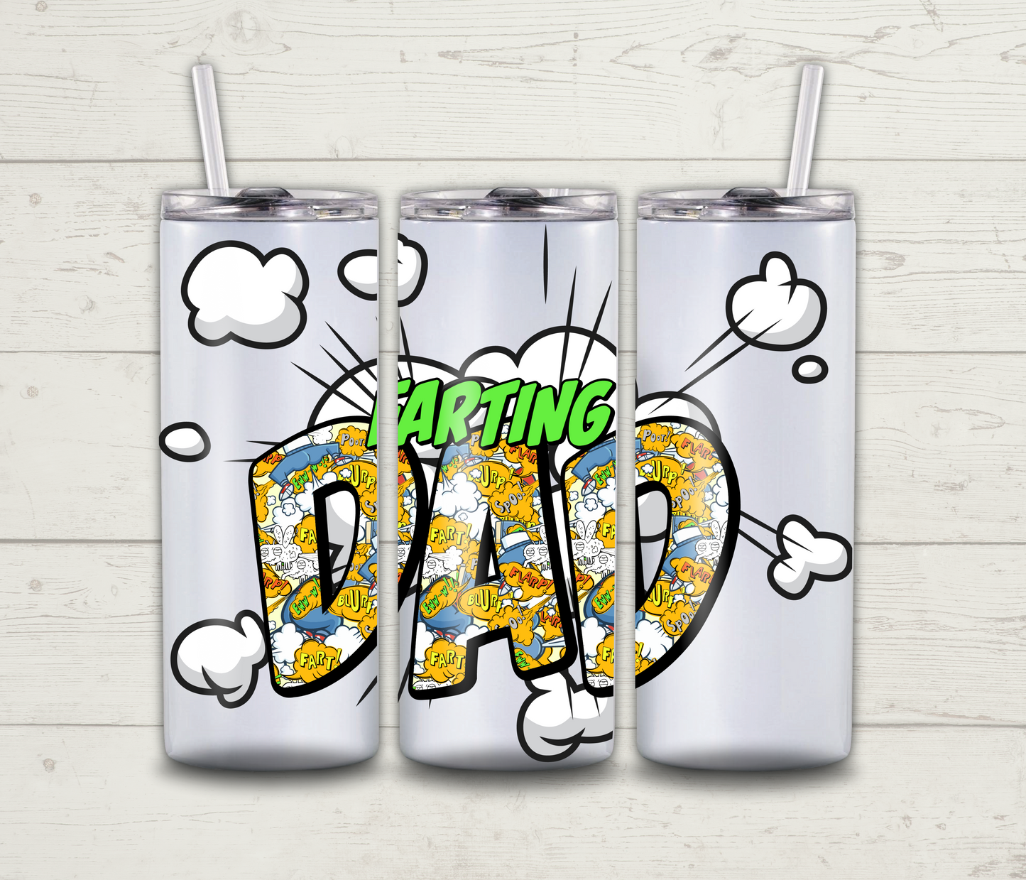 Farting Dad Tumbler