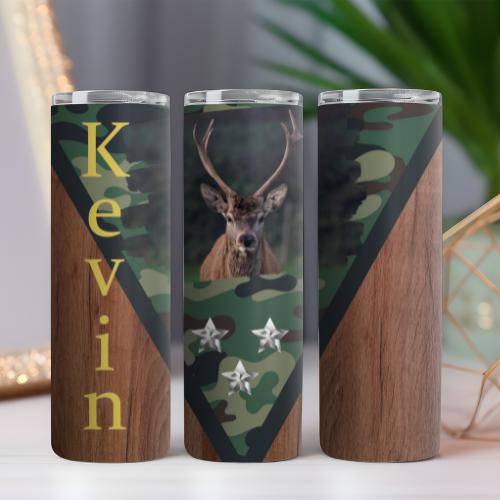 Deer Camo Tumbler 01