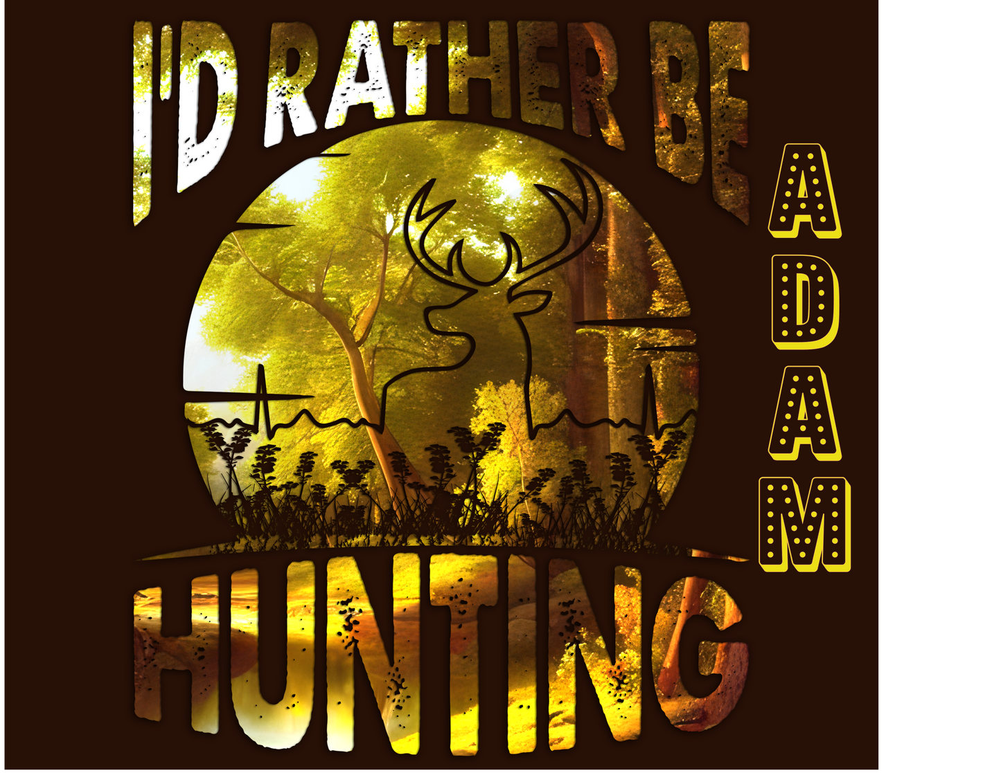 I'd Rather Be Hunting Tumbler