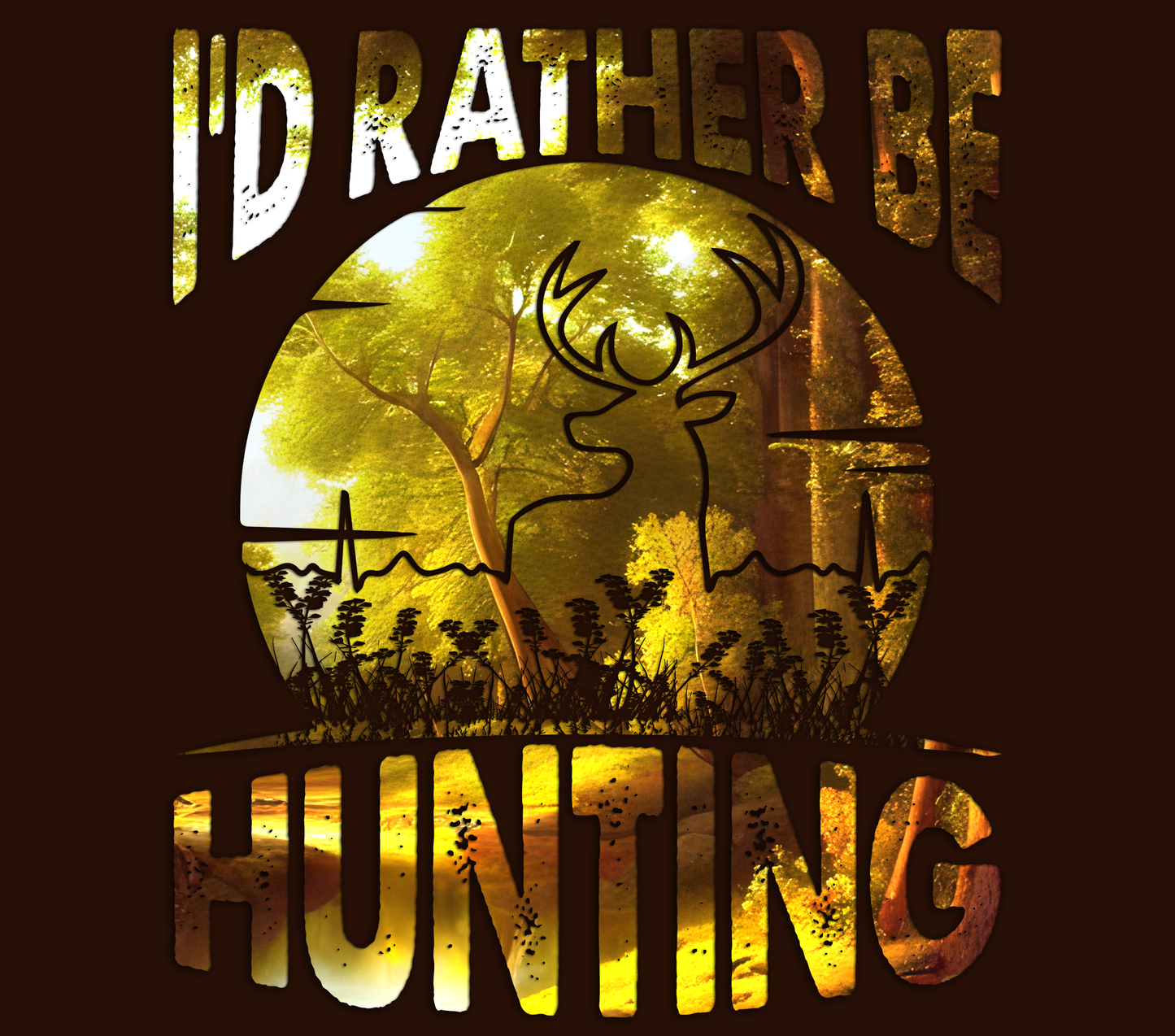 I'd Rather Be Hunting Tumbler