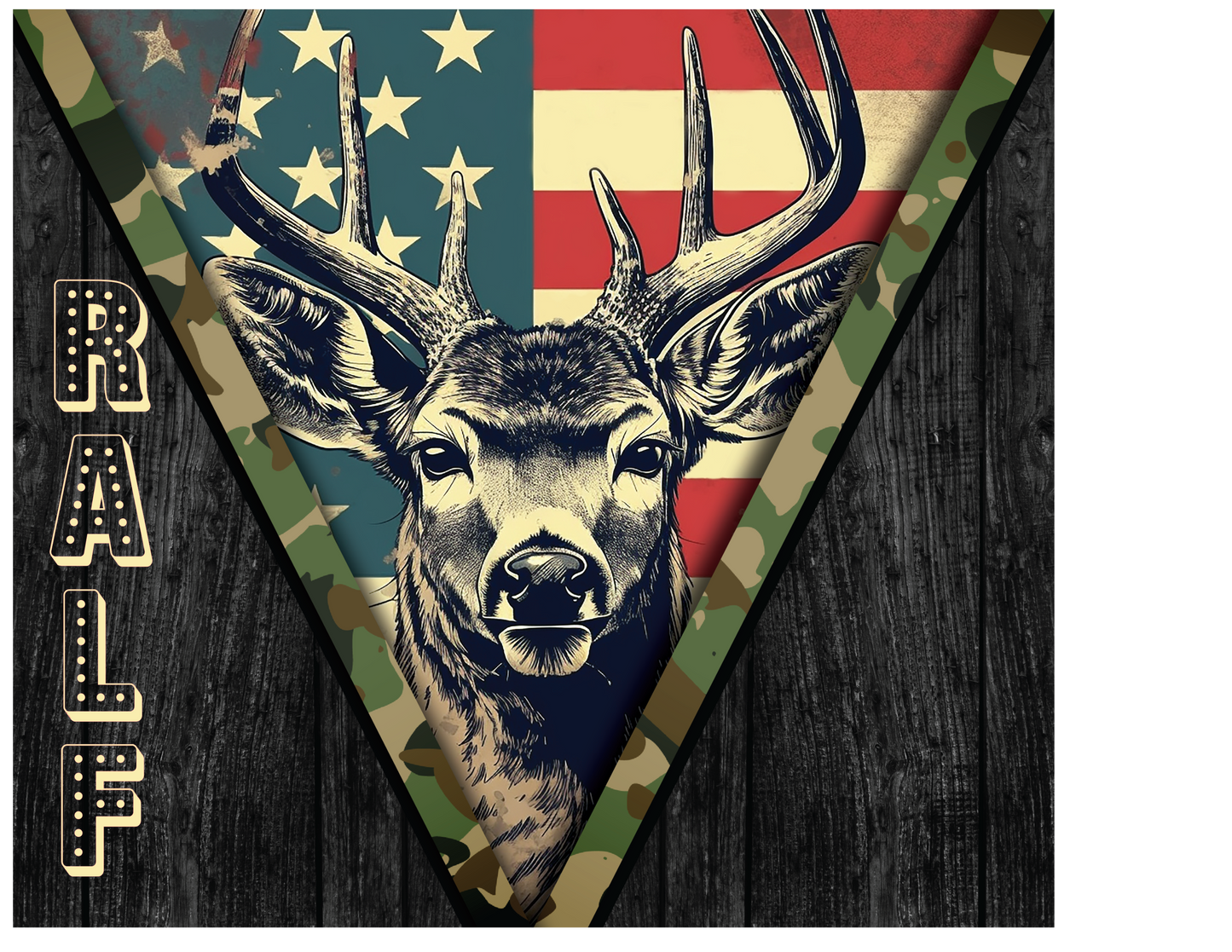 Patriotic Deer Tumbler