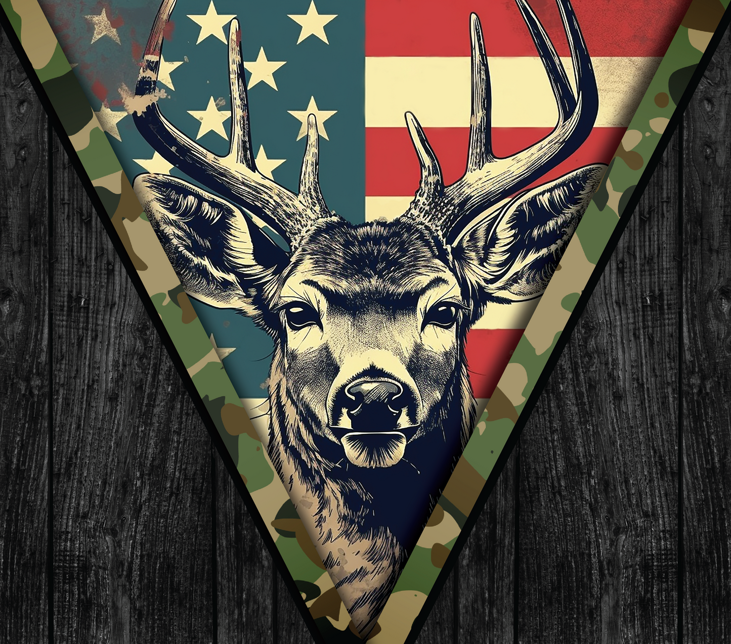 Patriotic Deer Tumbler