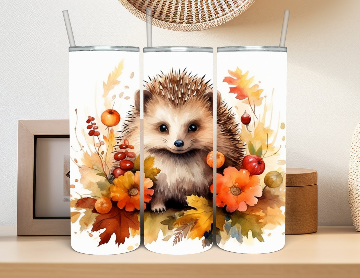 Porcupine Fall Flowers Tumbler