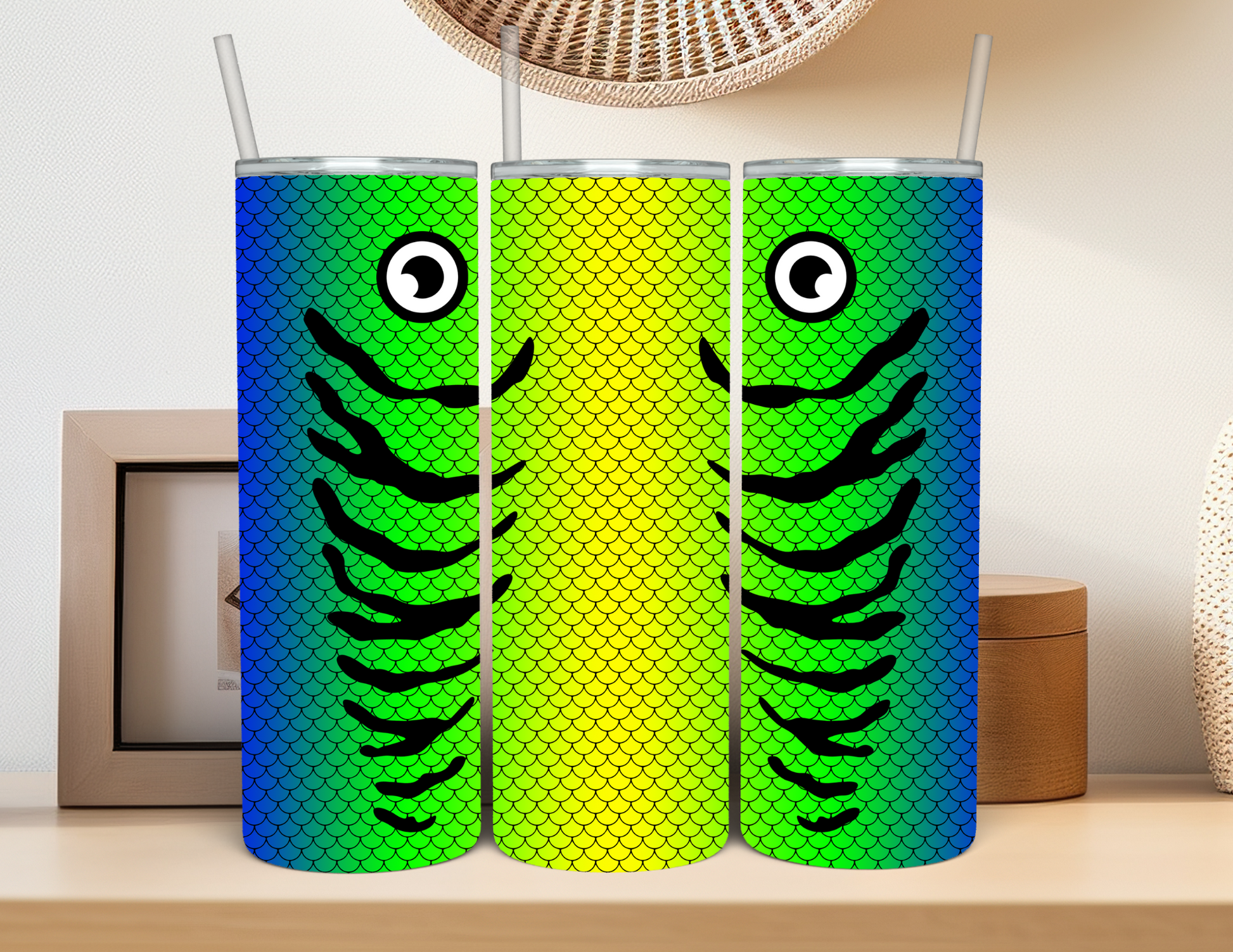 Fishing Lure Tumbler – Bama Stitch and Sublimation