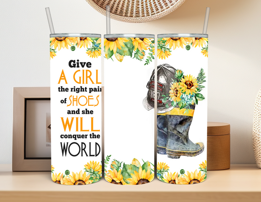 Give A Girl A Shoe - Firemans Boot