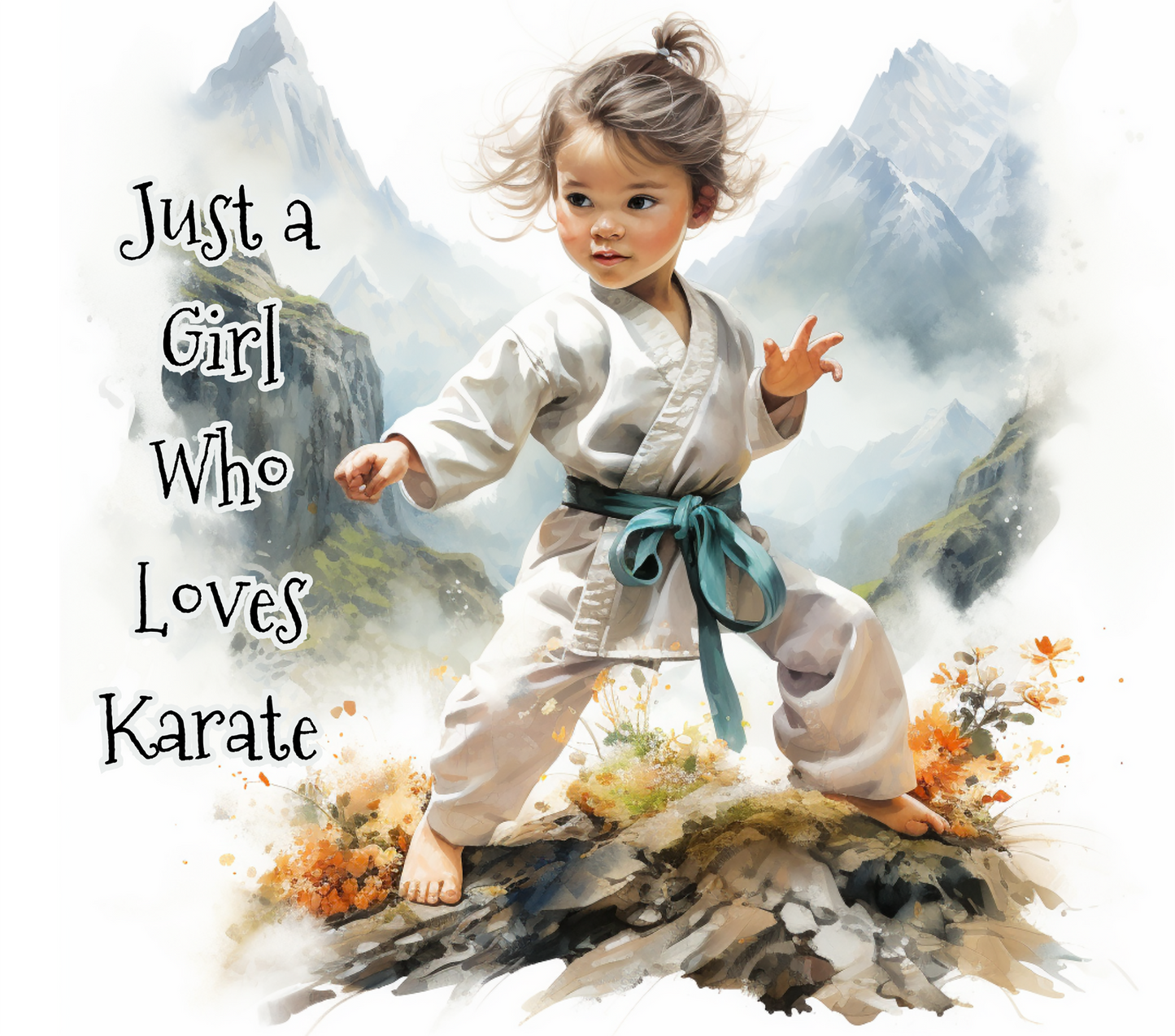 "Just A Girl Who Loves Karate" 03 Series Tumbler