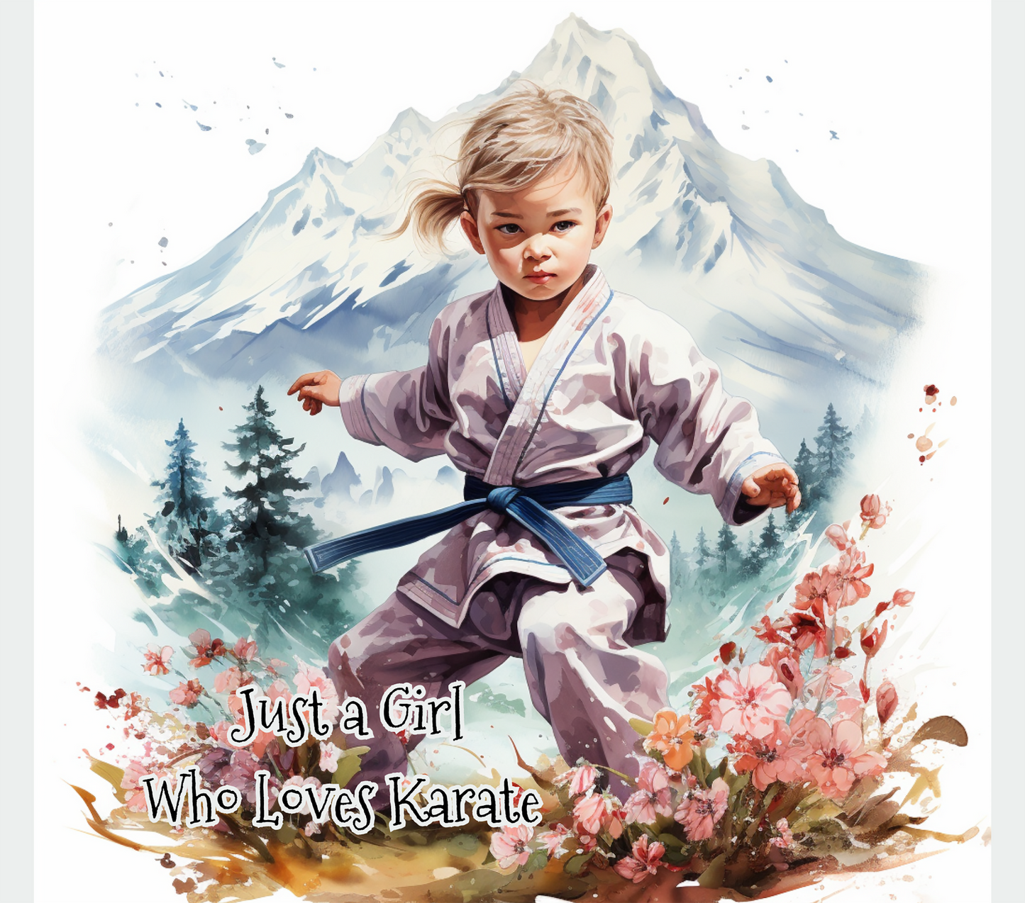 "Just A Girl Who Loves Karate" 04 Series Tumbler