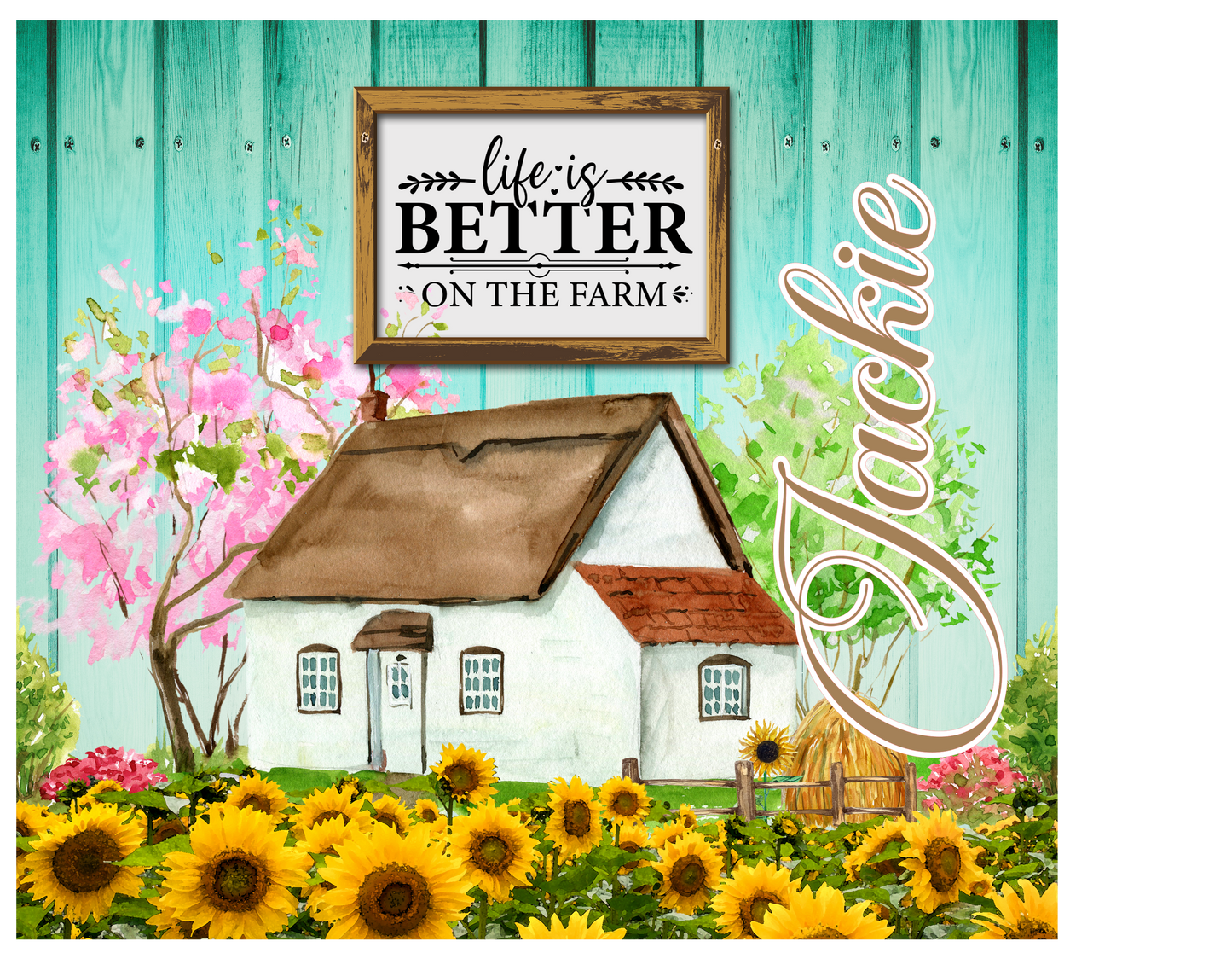 "Life Is Better On The Farm" Tumbler