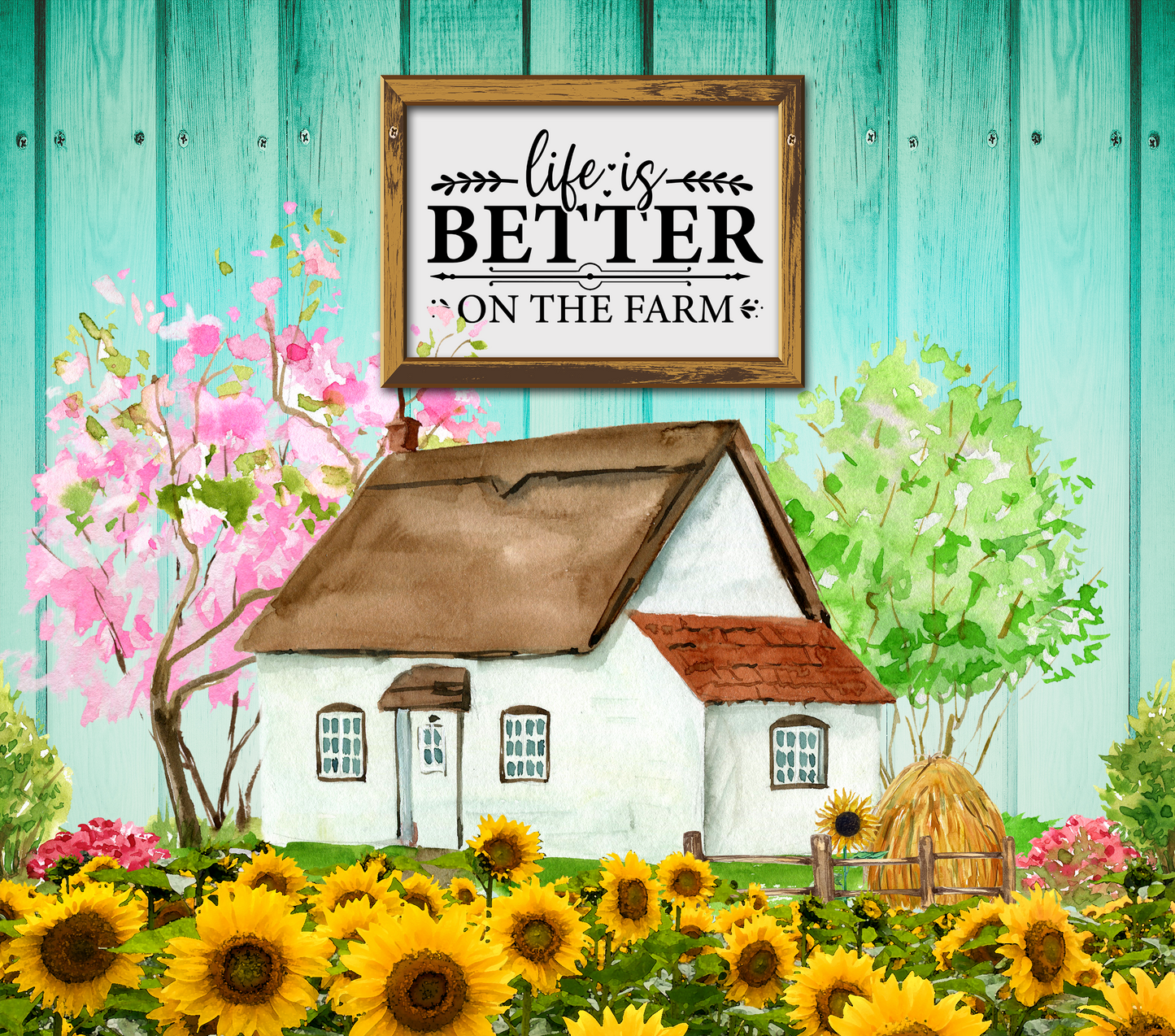 "Life Is Better On The Farm" Tumbler