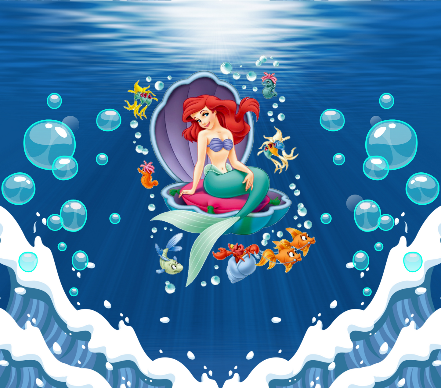 Little Mermaid 10 Tumbler