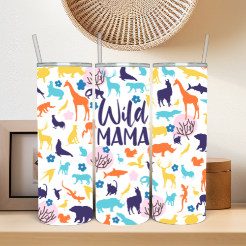 Wild Mama Wild Animal Tumbler