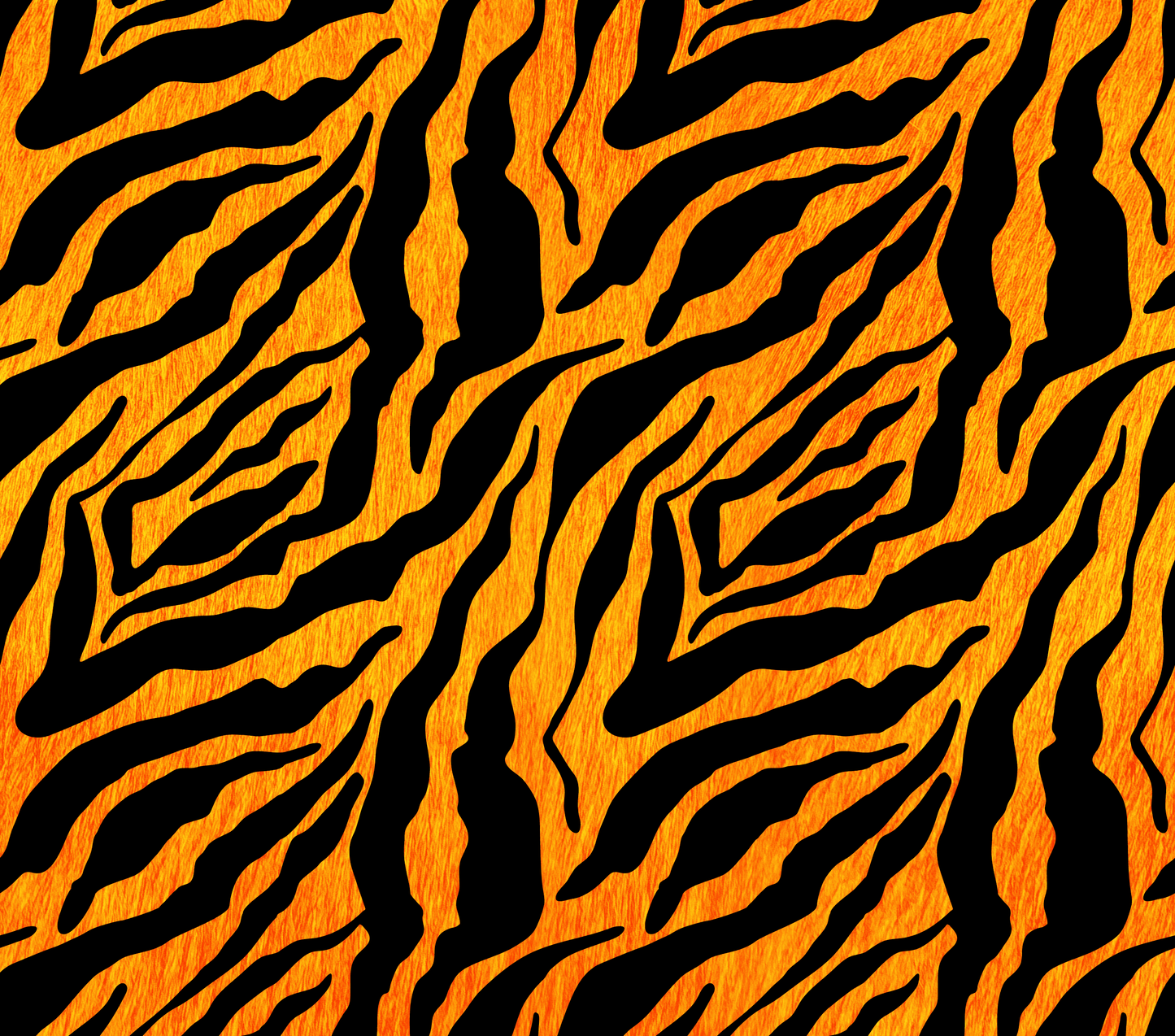 Neon Fire Orange Tiger Tumbler