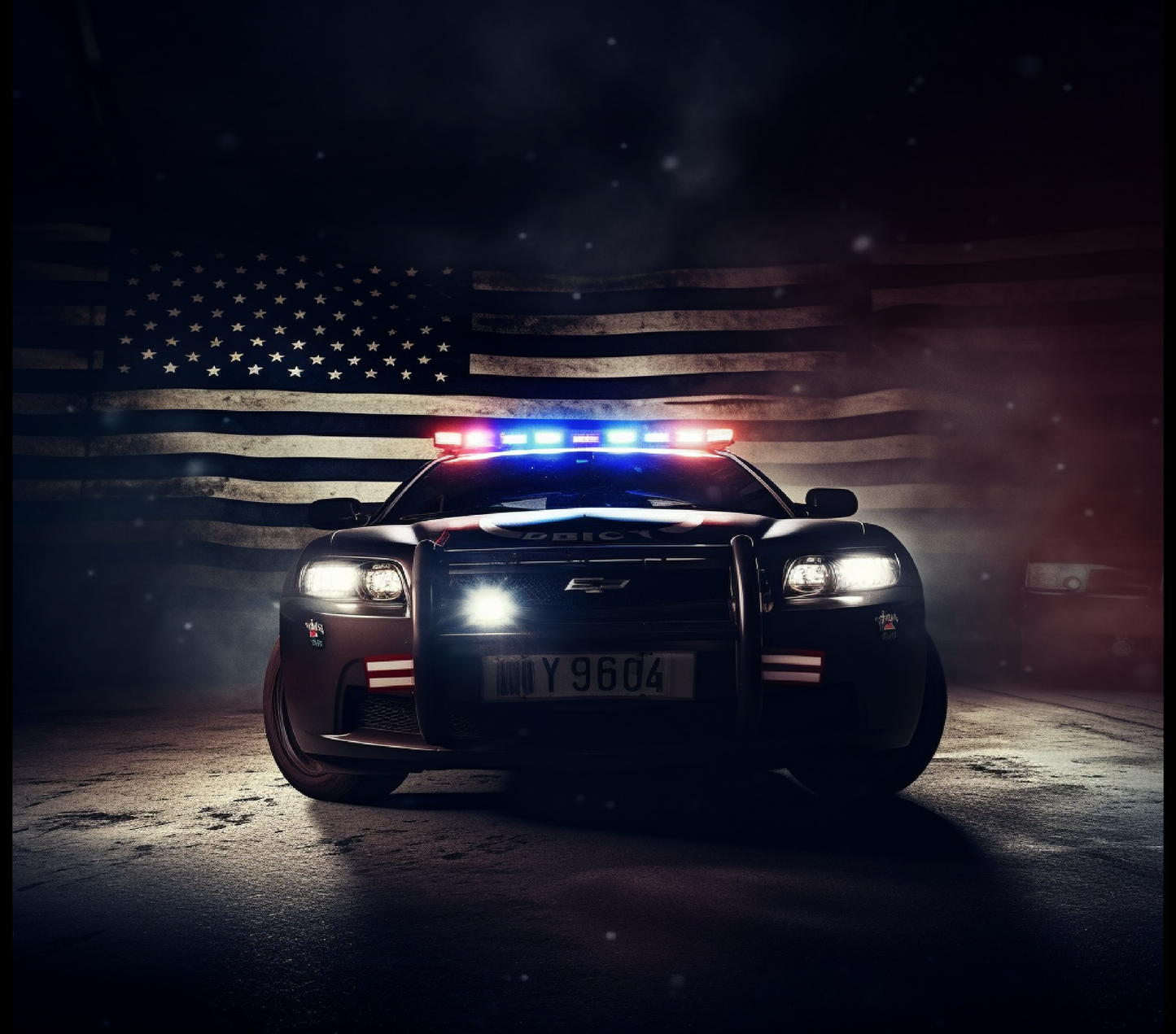 Police Car Tumbler 01