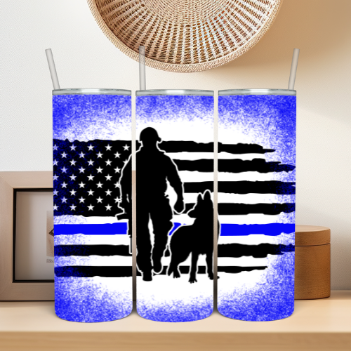 Police Dog Tumbler 02