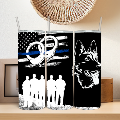 Police Dog Tumbler 03