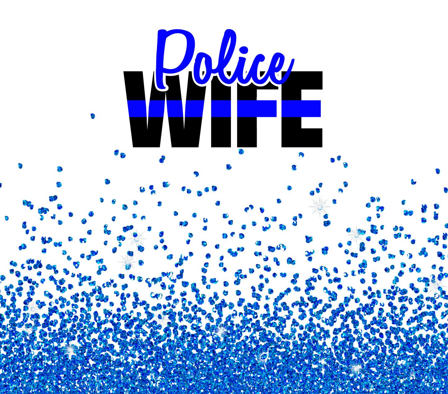 Police Wife Tumbler 01