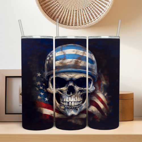 American Skull Tumbler