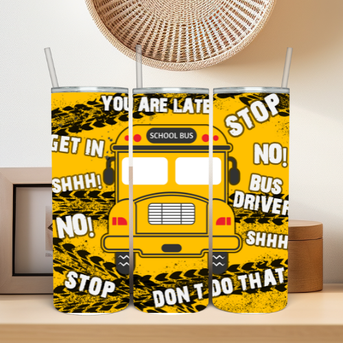 School Bus Driver Tumbler 04