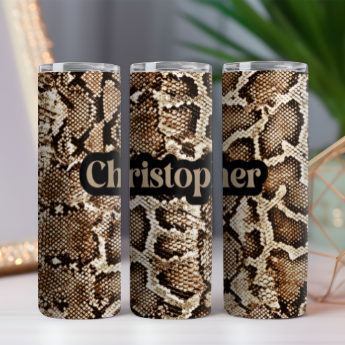 Snake Skin Tumbler