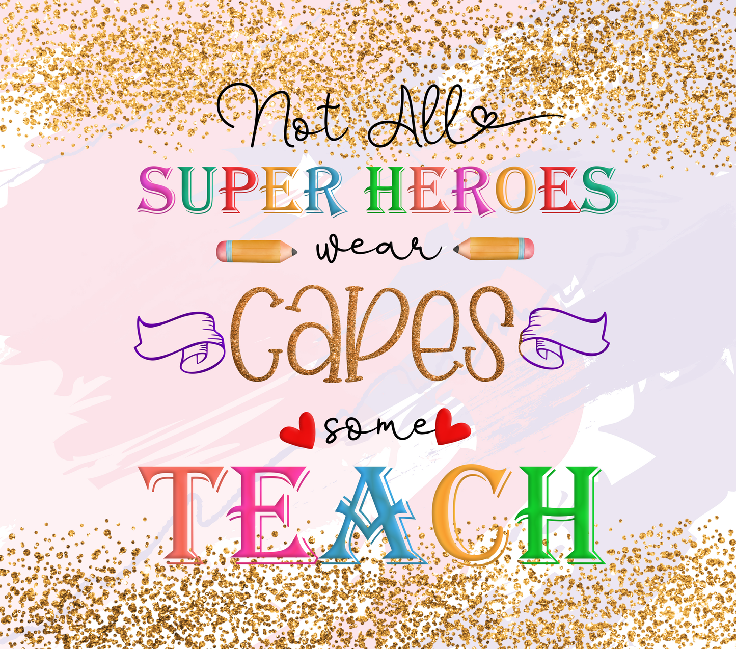 Teacher Superhero Tumbler