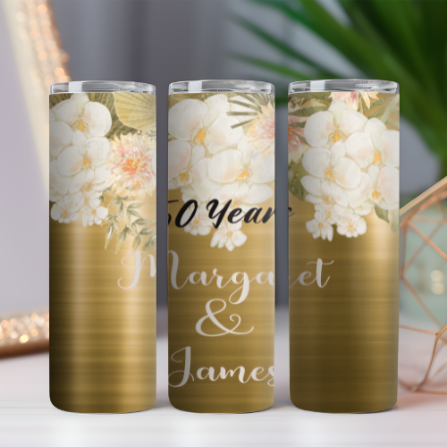 Golden Wedding Tumbler