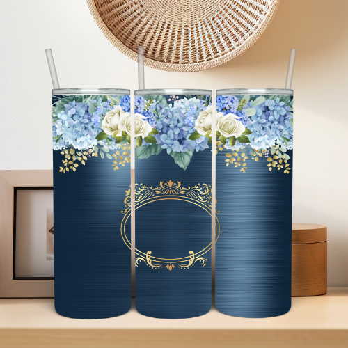 Wedding Monogram Tumbler